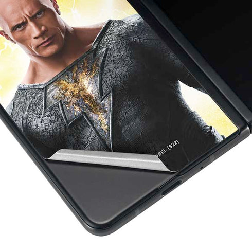 DC Comics Black Adam Movie Charcater Poster Galaxy Z Fold4 5G Skin